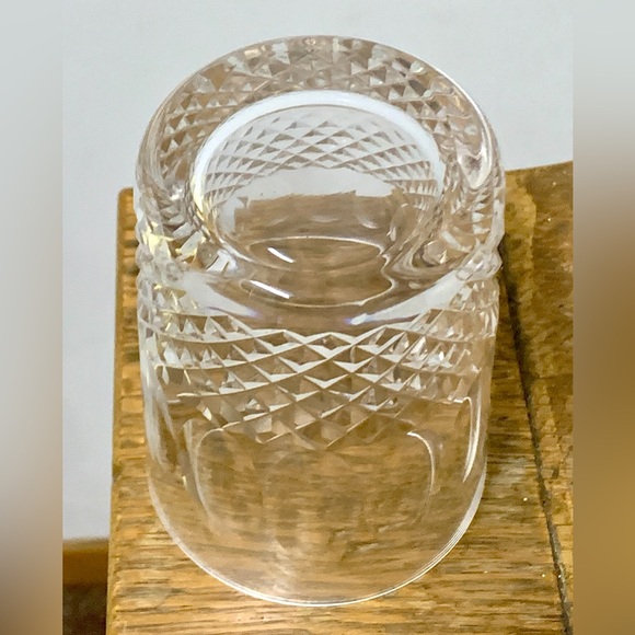 Vtg Discontinued Waterford Lead Crystal Colleen Double Old Fashioned Glass - Picture 3 of 11